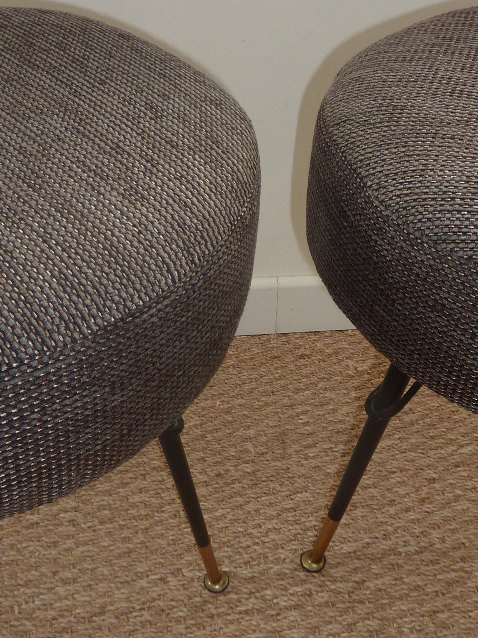 Pair of stools / poufs