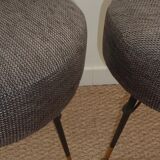 Pair of stools / poufs