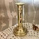Golden copper candle holder with Belle Epoque pusher