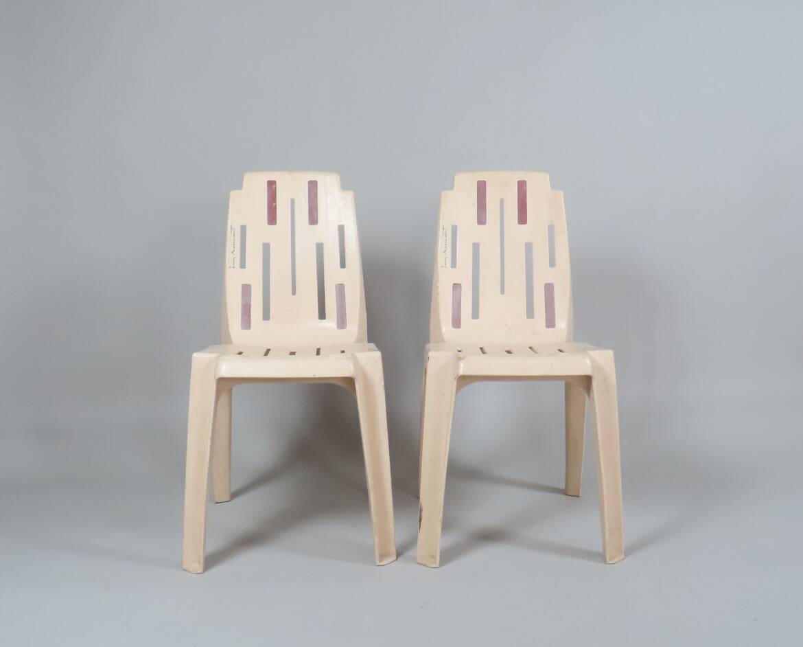 Paire de chaises Pierre Paulin