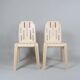 Paire de chaises Pierre Paulin