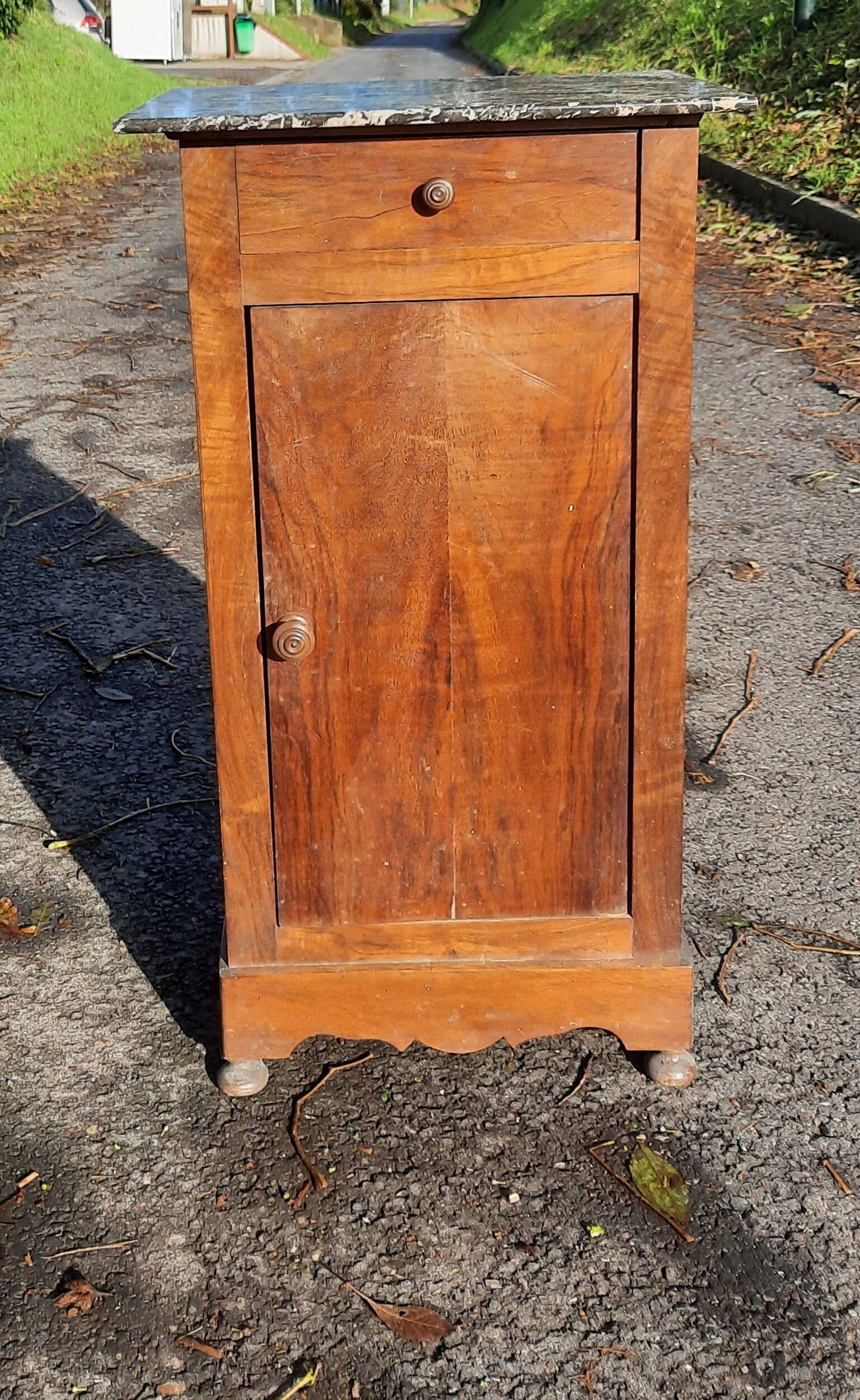 19th century bedside table