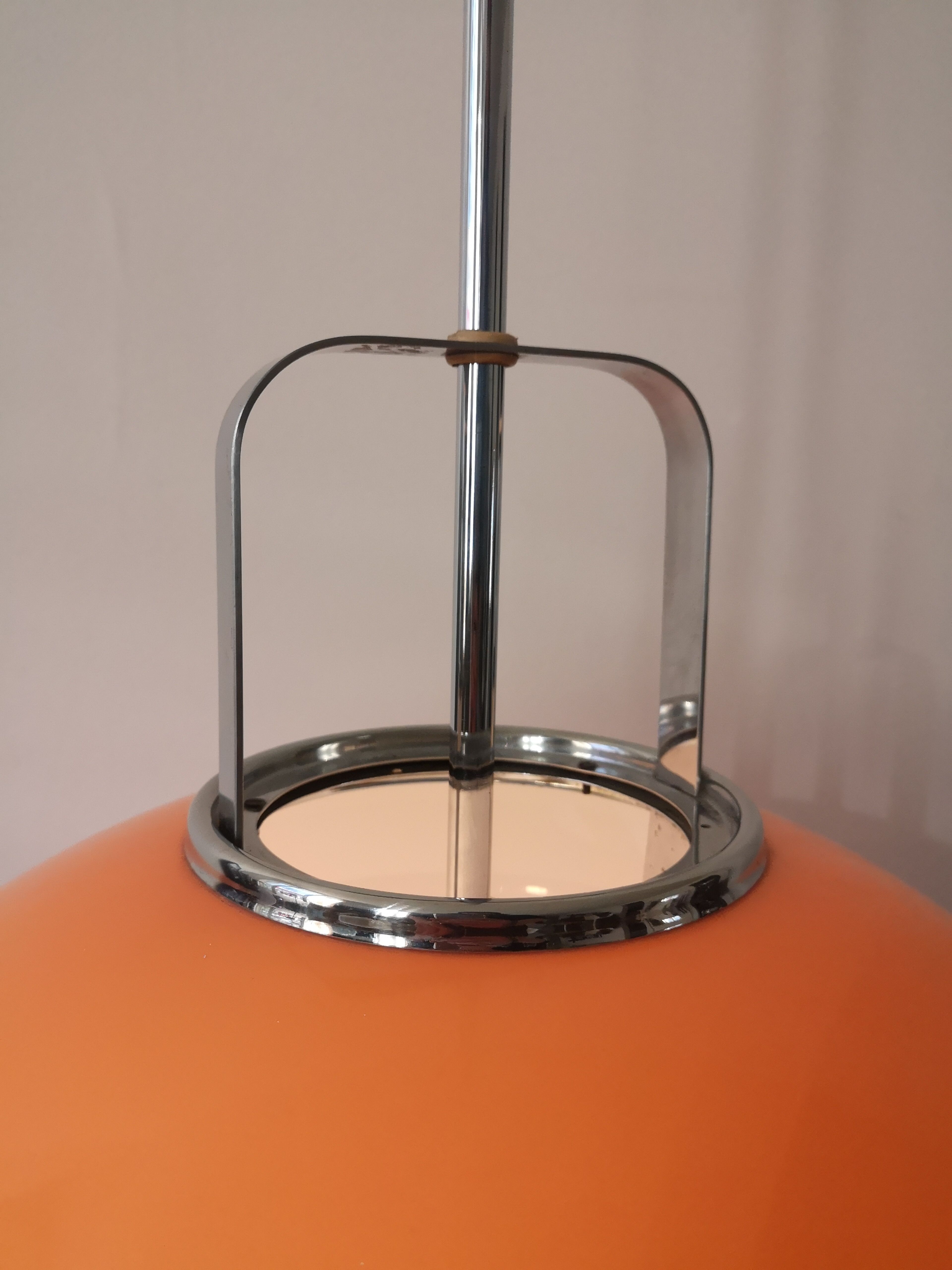 mushroom floor lamp Harvey Guzzini, Italy 1970