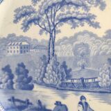 Grand plat de service ancien, Wild Rose par Bell, Cook & Co.