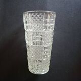 Vintage crystal large vase