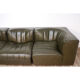 Modular vintage leather sofa by Tito Agnoli for Mobilier International 1970