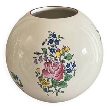Vase boule KG Lunéville modèle réverbère