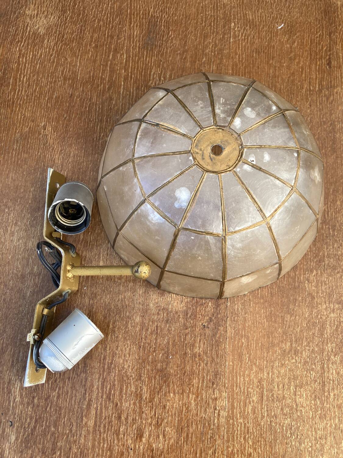 Mother-of-pearl ceiling light 25 cm