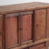 Ancien buffet rouge de la dynastie Qing (vers 1900) #12