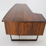 1960s Peter Løvig Nielsen 'Boomerang' Desk in Palisander Hedensted Møbelfabrik, Denmark