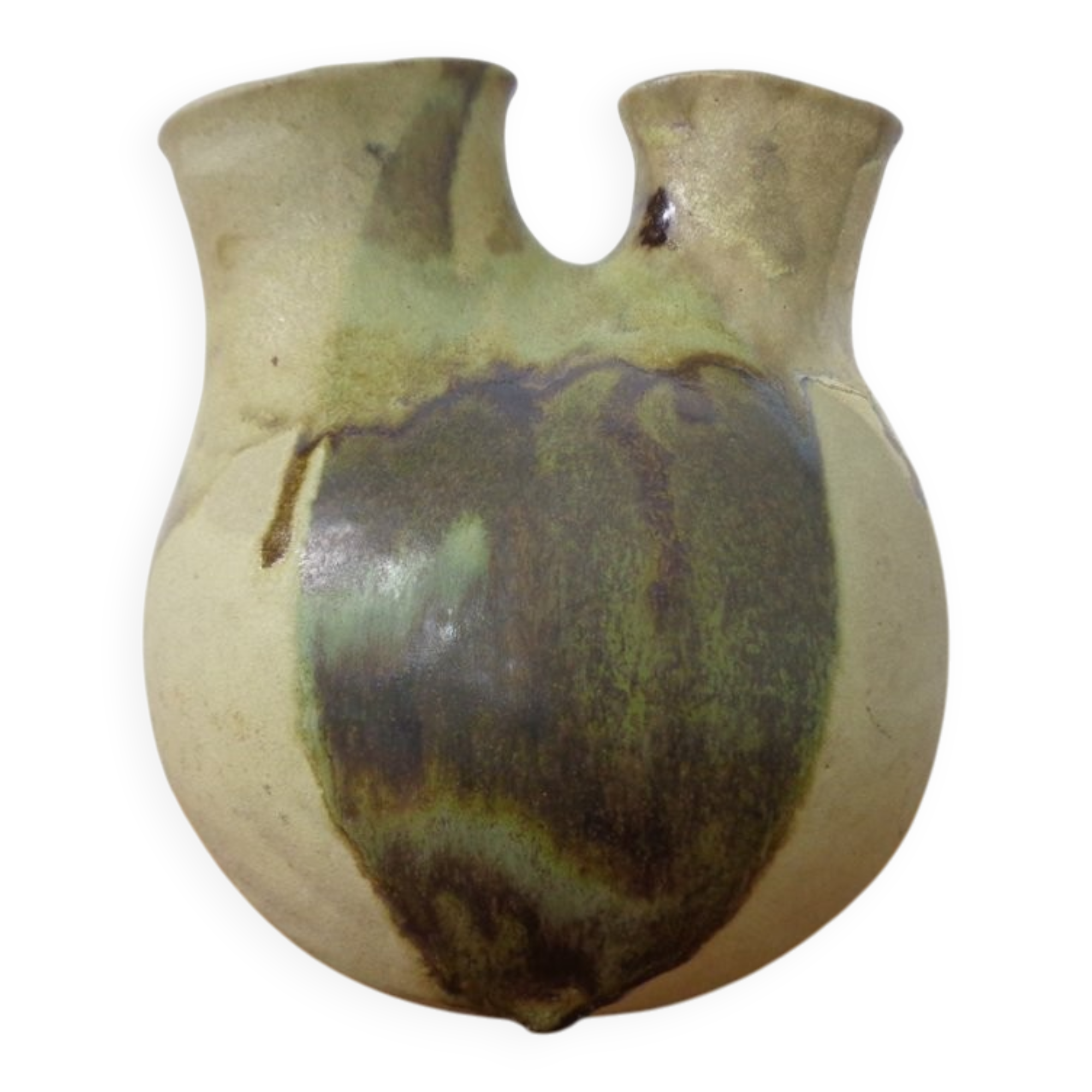 Danish Studio Ceramic Vase, 1960s