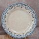 Set of 6 antique flat plates from Creil and Montereau, La Vallières service, 23 cm