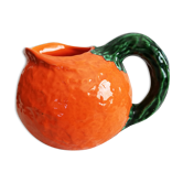 Pichet orange barbotine corse