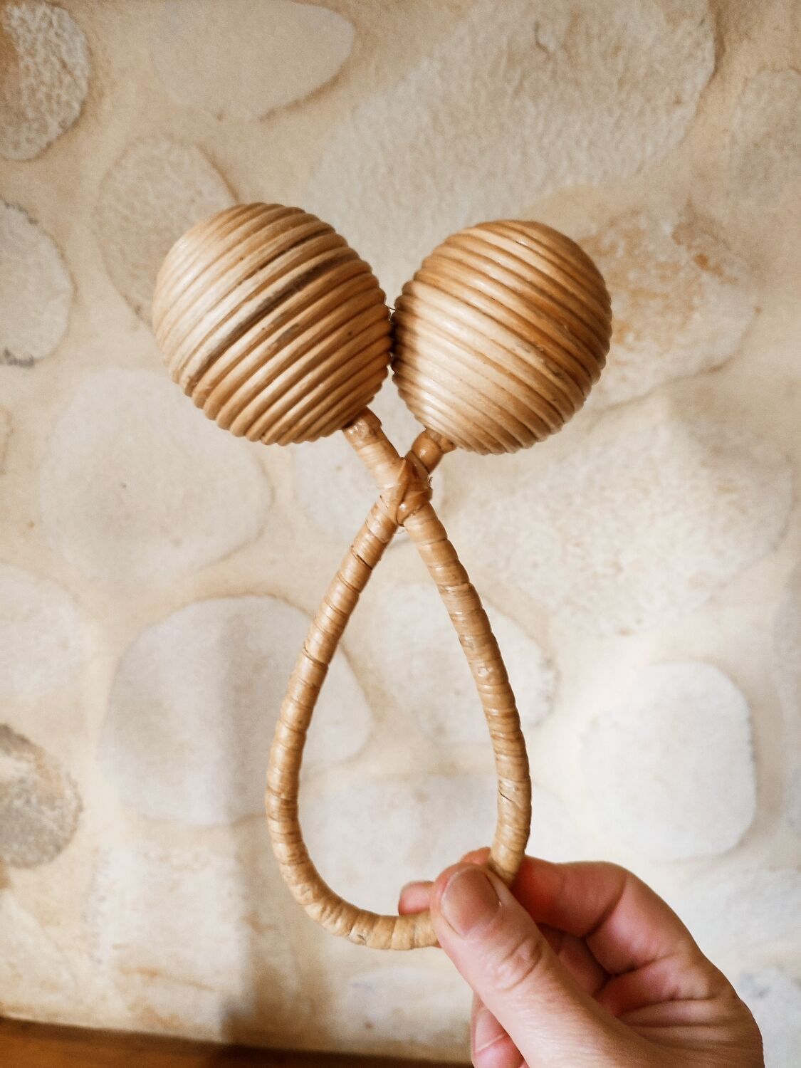 Rattan rattle