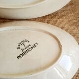 Set of 2 vintage Badonviller France Pornichet dishes