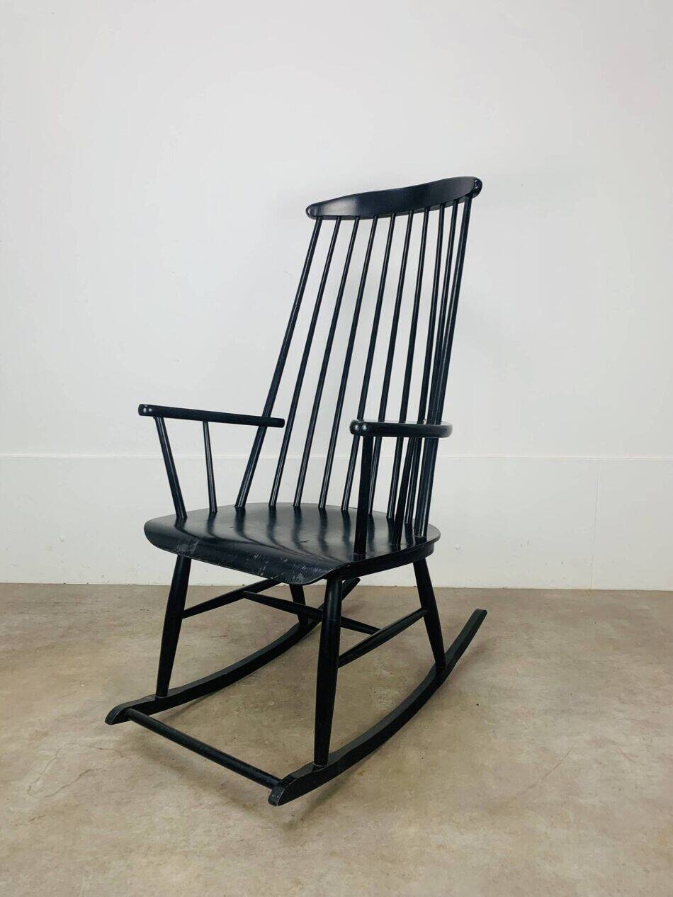 Scandinavian style rocking chair Tapiovaara, 1960s