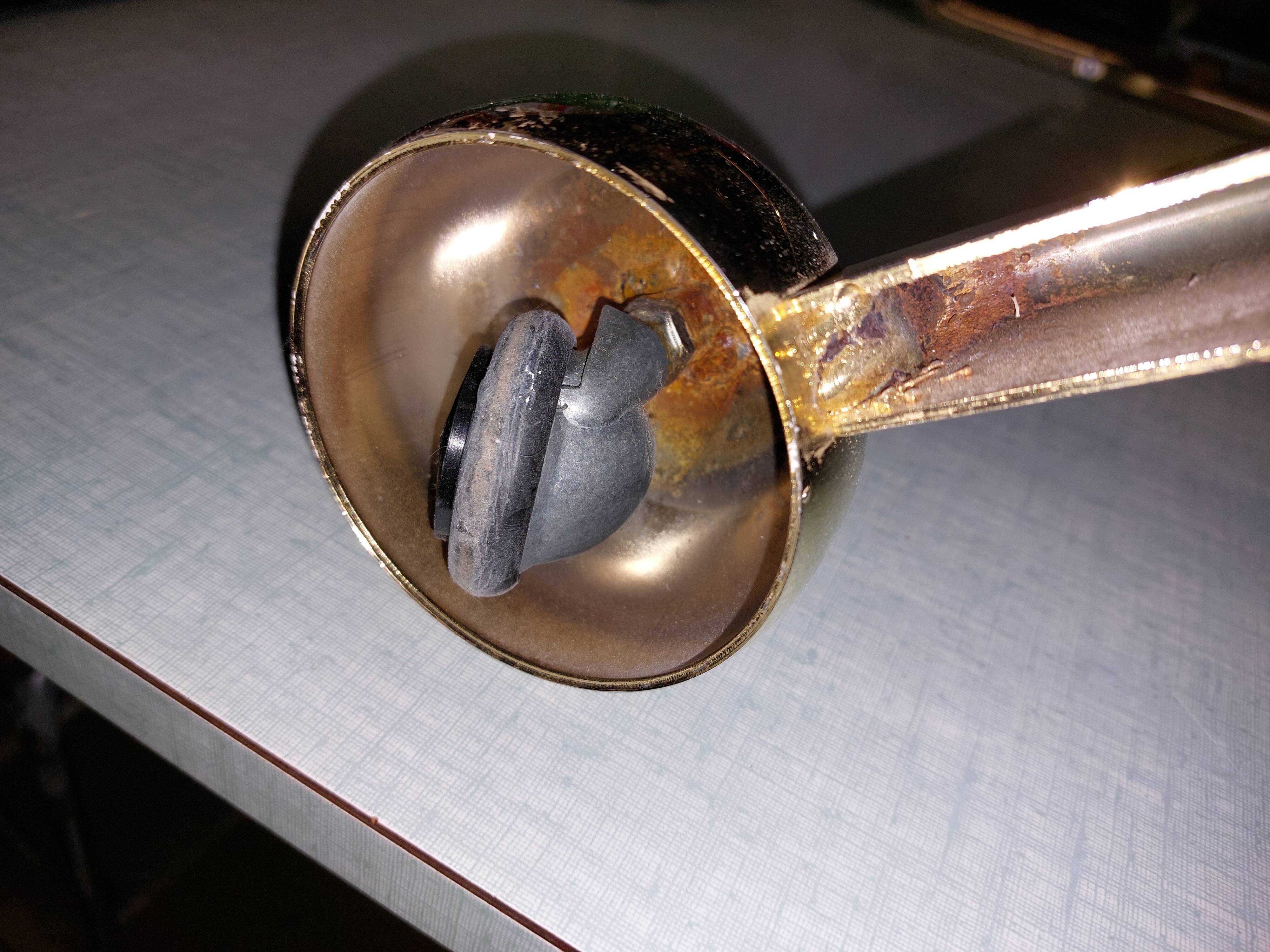 Italian vintage rolling side table - Arredamenti Allegri Parma