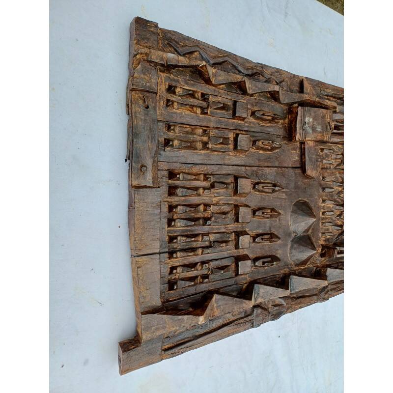 Senufo wooden African door, Ivory Coast