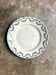 Plat rond Badonviller en terre de fer, service "Trianon"