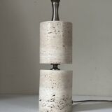 Vintage travertine lamp design 60s 70s