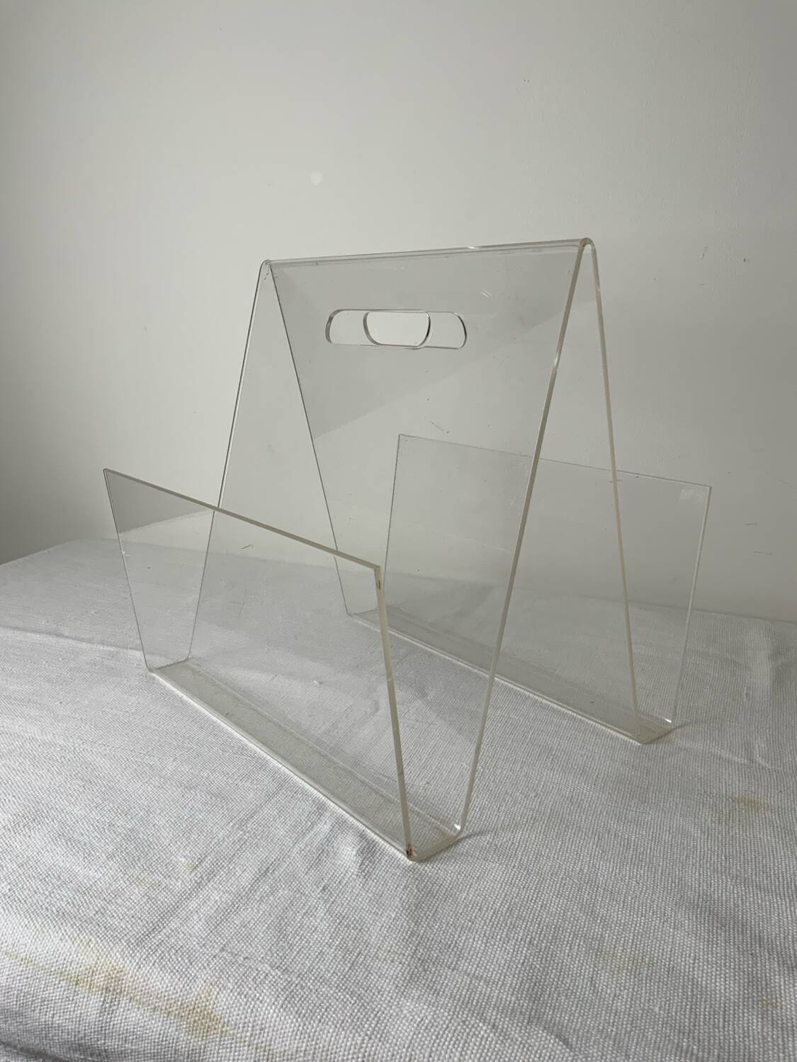 Vintage 70s newspaper rack