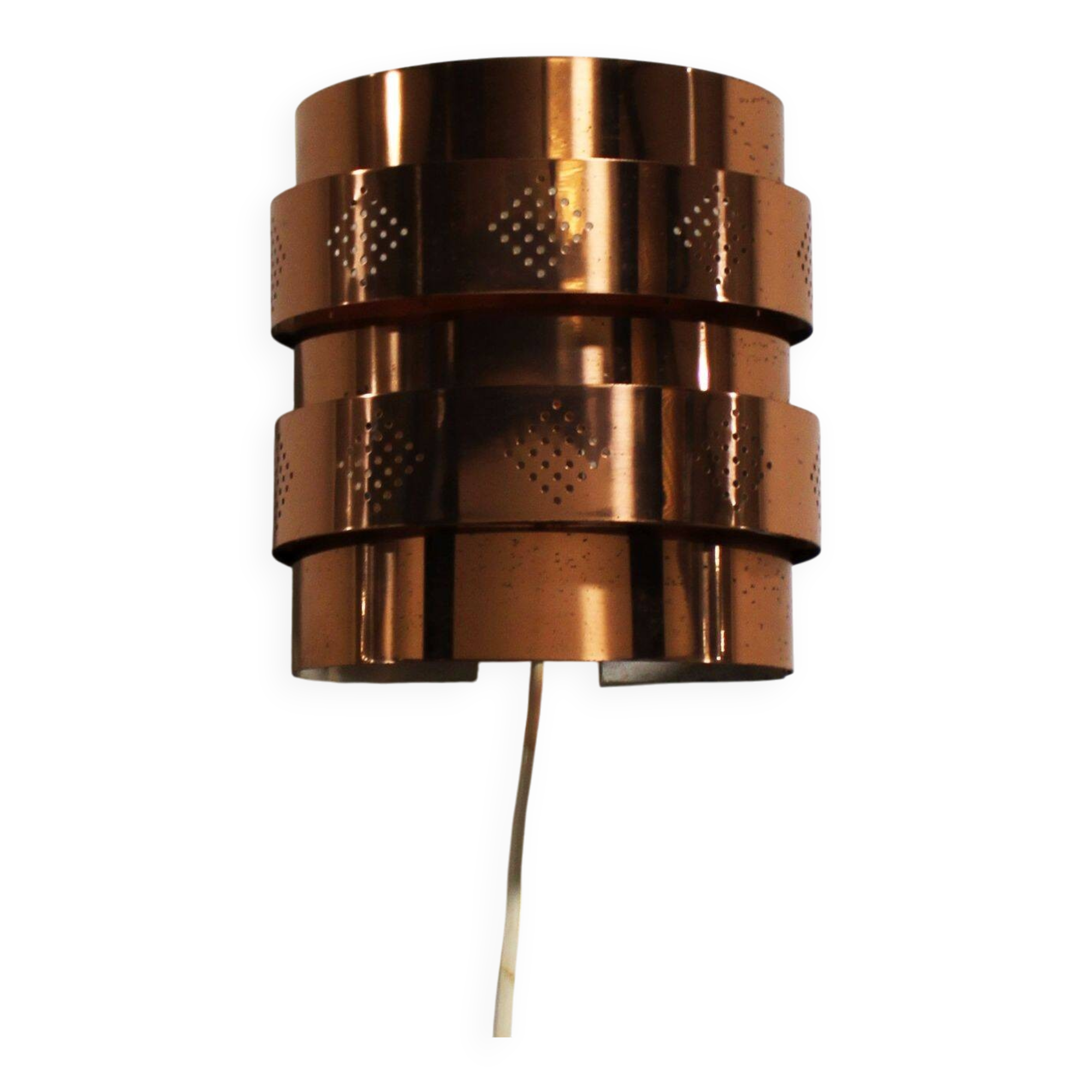 Wall lamp by Verner Shou for Coronell Elektro, Denmark, 70s.