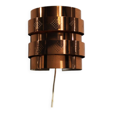 Wall lamp by Verner Shou for Coronell Elektro, Denmark, 70s.