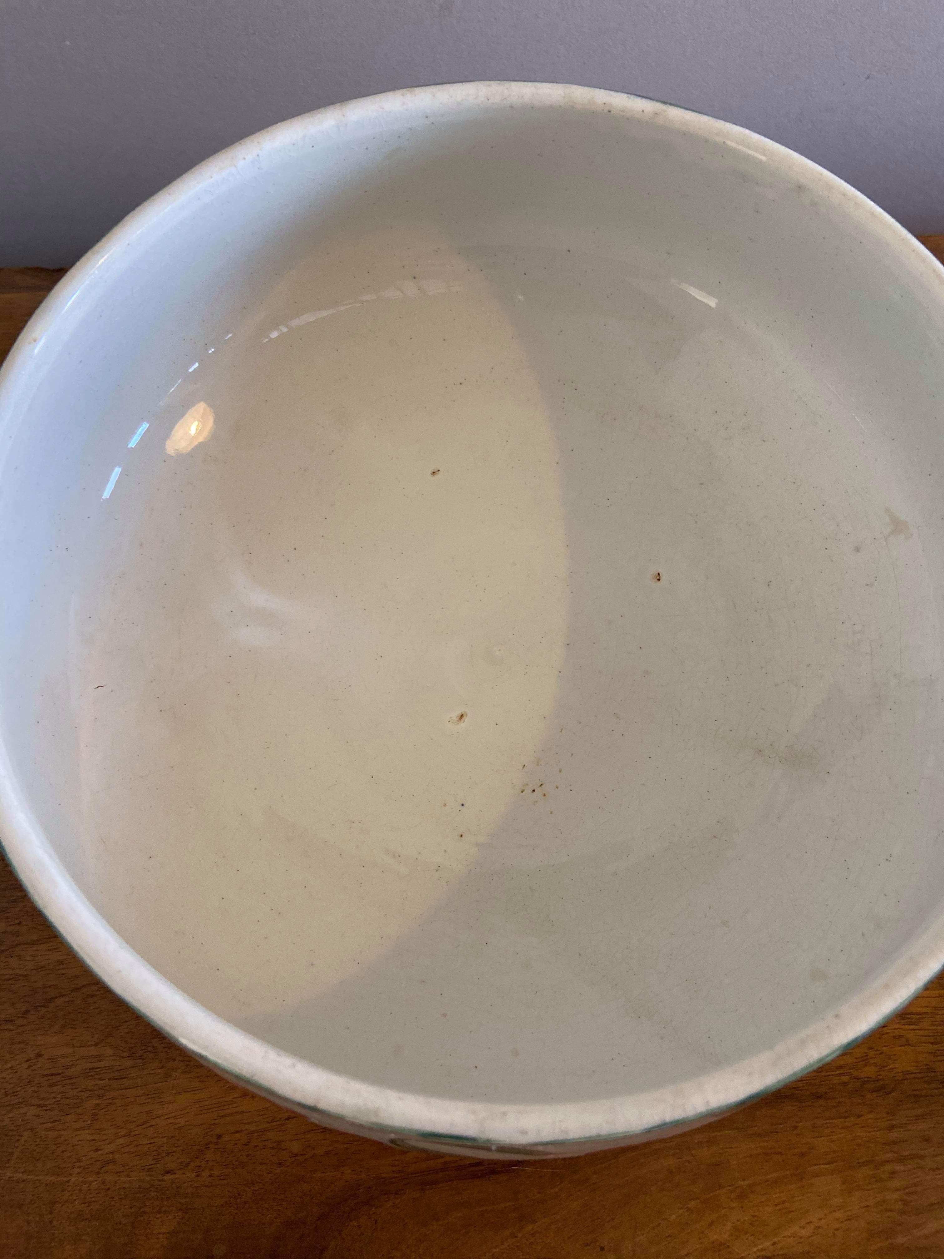 Hamage Nord vintage porcelain soup in France