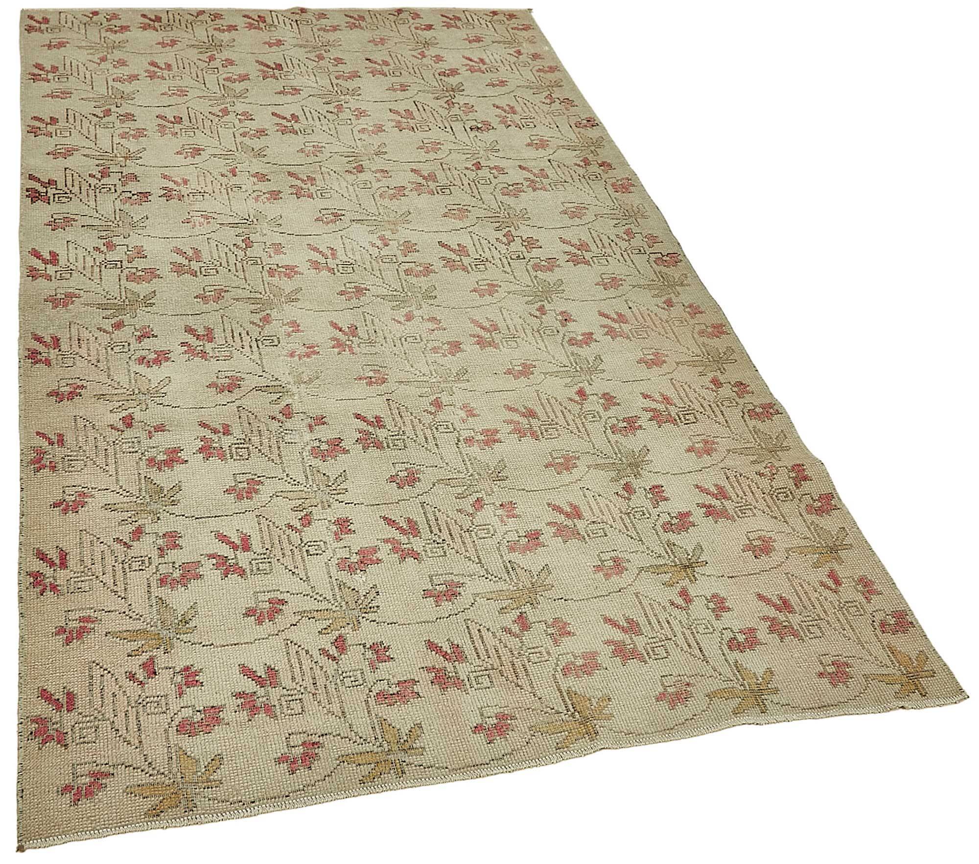 Tapis vintage anatolien turc 116 cm x 209 cm