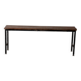 Italian slatted bench
