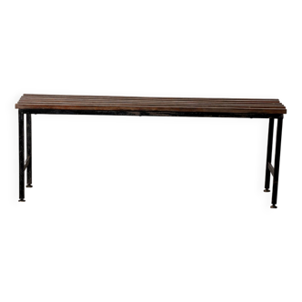 Italian slatted bench