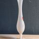 Vintage Italian White Nude Pink Opaline Soliflore Vase