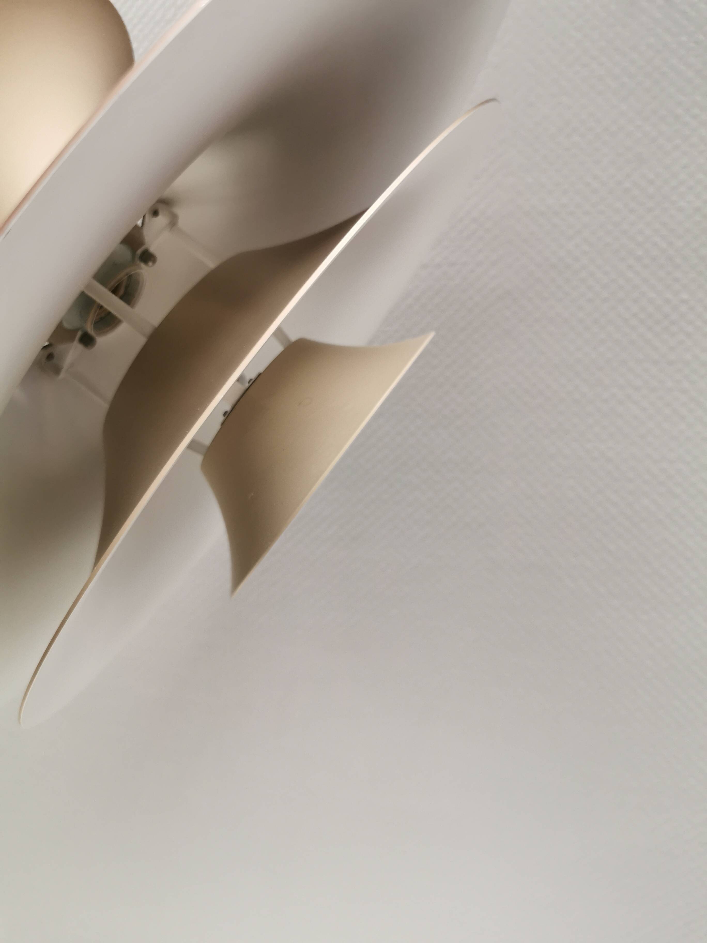 Radius hanging lamp, by Erik Balslev, for Fog & Mørup Denmark 1970s