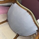 Louis XV style cabriolet armchairs