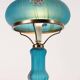 Lampe de table vintage années 1950 Millefiori par F.lli Toso en verre, Italie