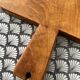 Old wooden cutting board