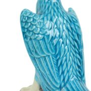 Vintage Duck Figurine Figure Couple Blue Chinese Porcelain