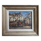 Painting of Paris by Marcel Parturier, A kiosk in Montparnasse, 20th century