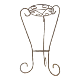 Sellette porte-plante en fer torssadé