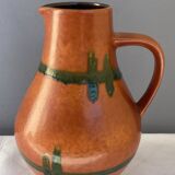 West German ceramic pitcher vase from the 1960s