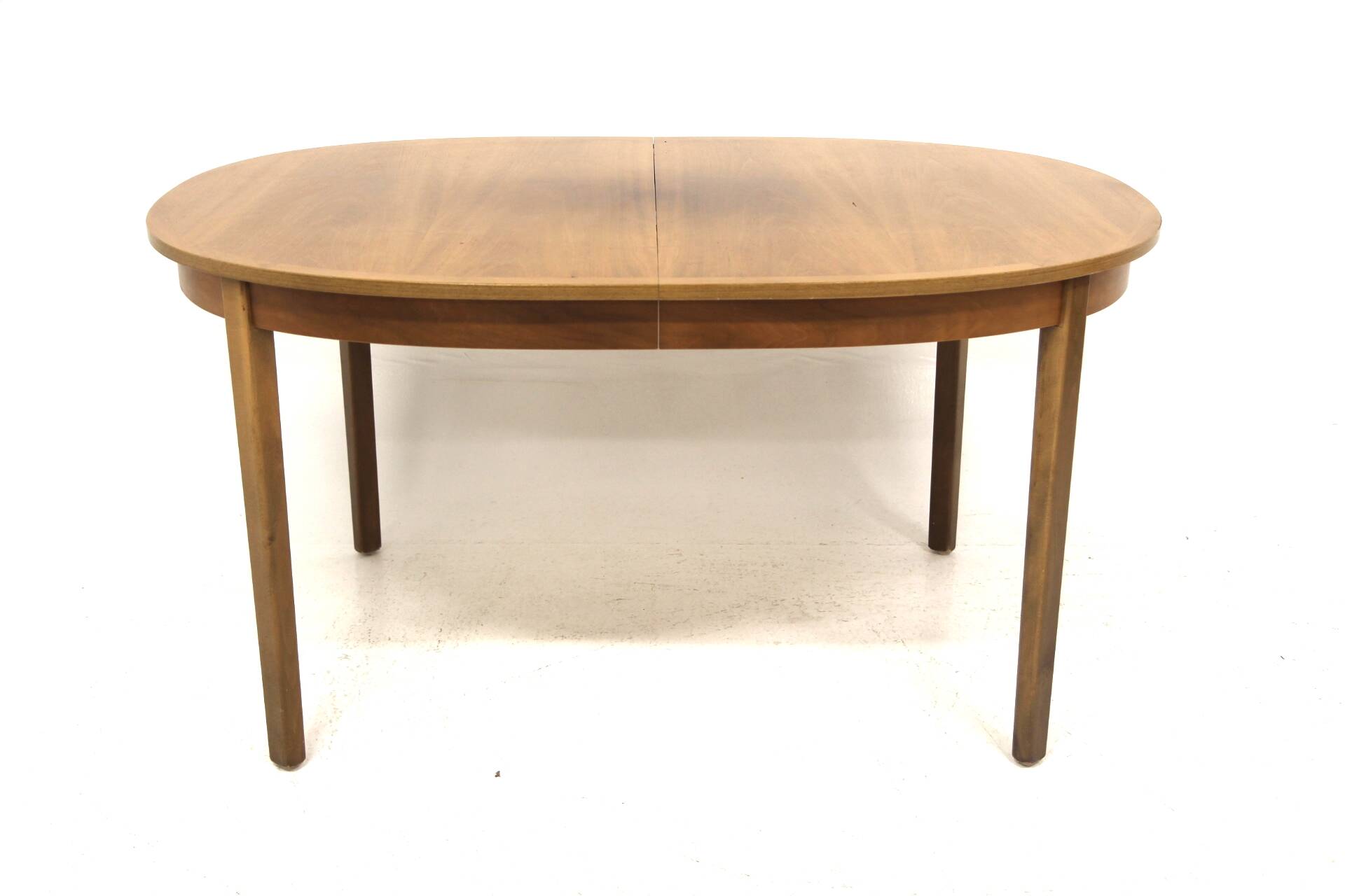 Scandinavian walnut dining table, Sweden, 1960s
