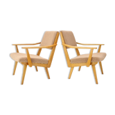 1960s Pair of Armchairs by Krasna Jizba, Czechoslovakia