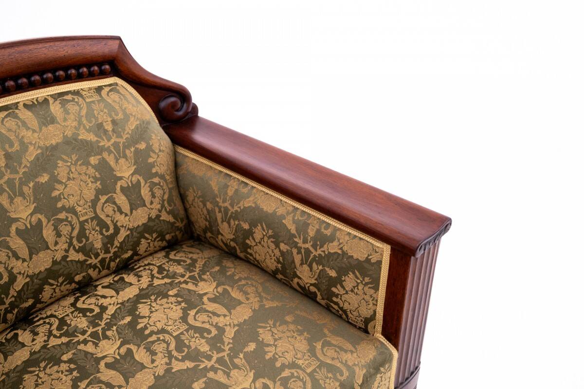 Antique Biedermeier living room set from around 1870.