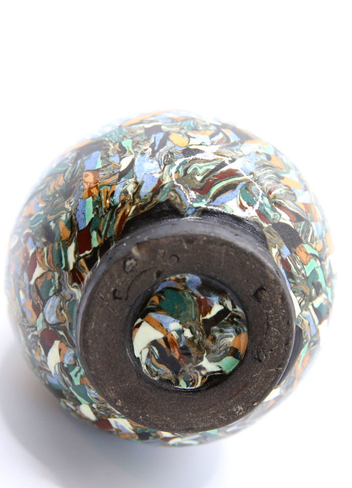 Fifties vase by Jean Gerbino in Vallauris in mixed ceramics