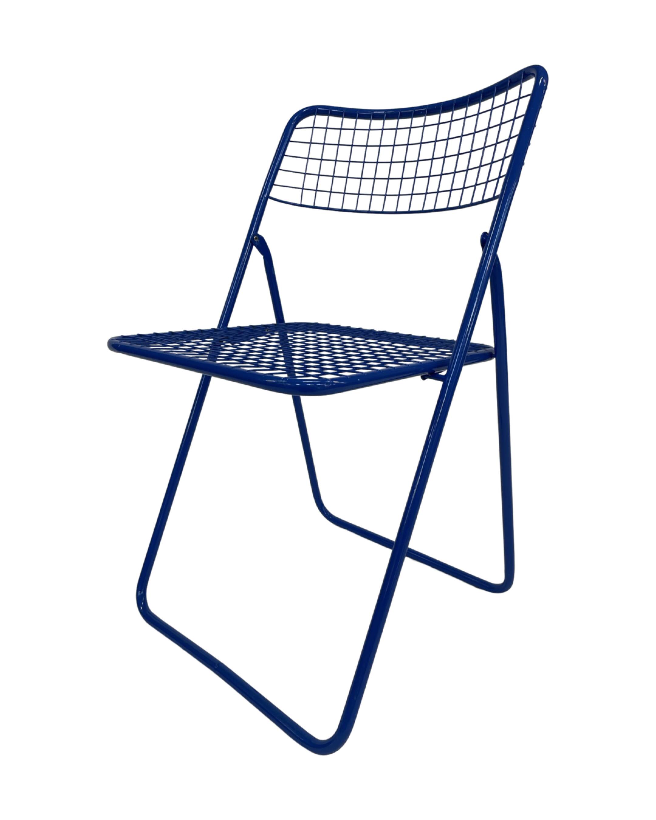 Chaise pliante vintage « Ted Net » de Niels Gammelgaard pour Ikea 1976
