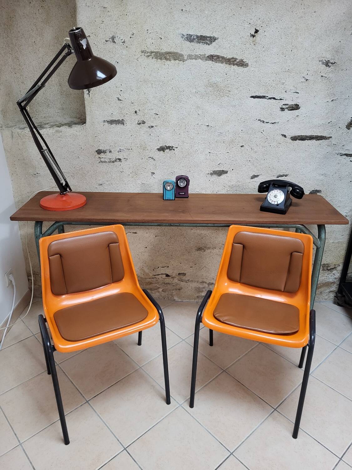 2 chaises d'école Sogemap