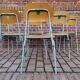 Lot de 4 chaises ecole tchécoslovaque 1950 1960