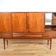 Mid-century danish high sideboard in teak, 1960s