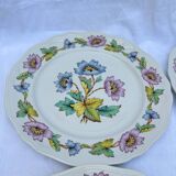 Set of 4 Moulins des Loups flat plates