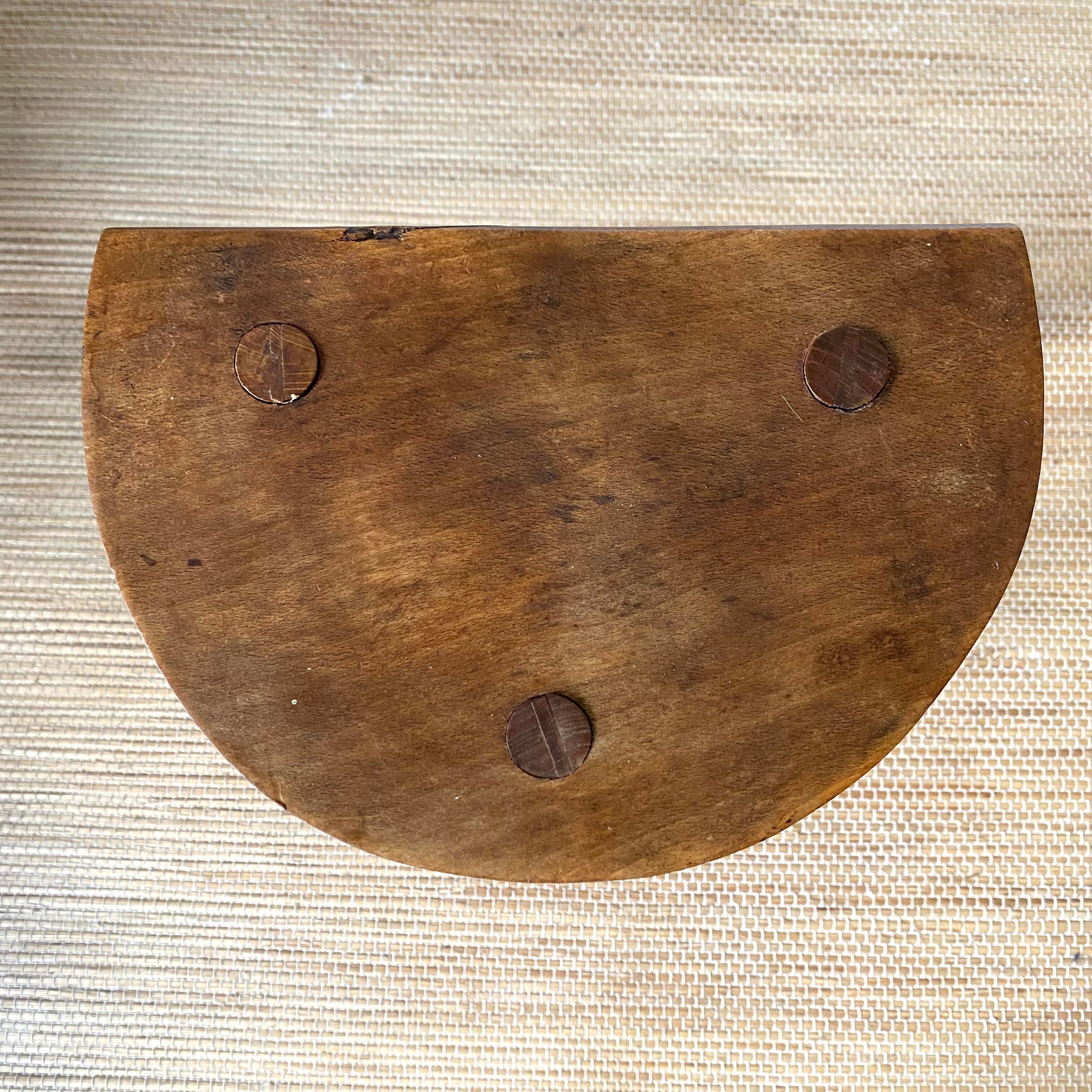 High tripod stool or plant holder